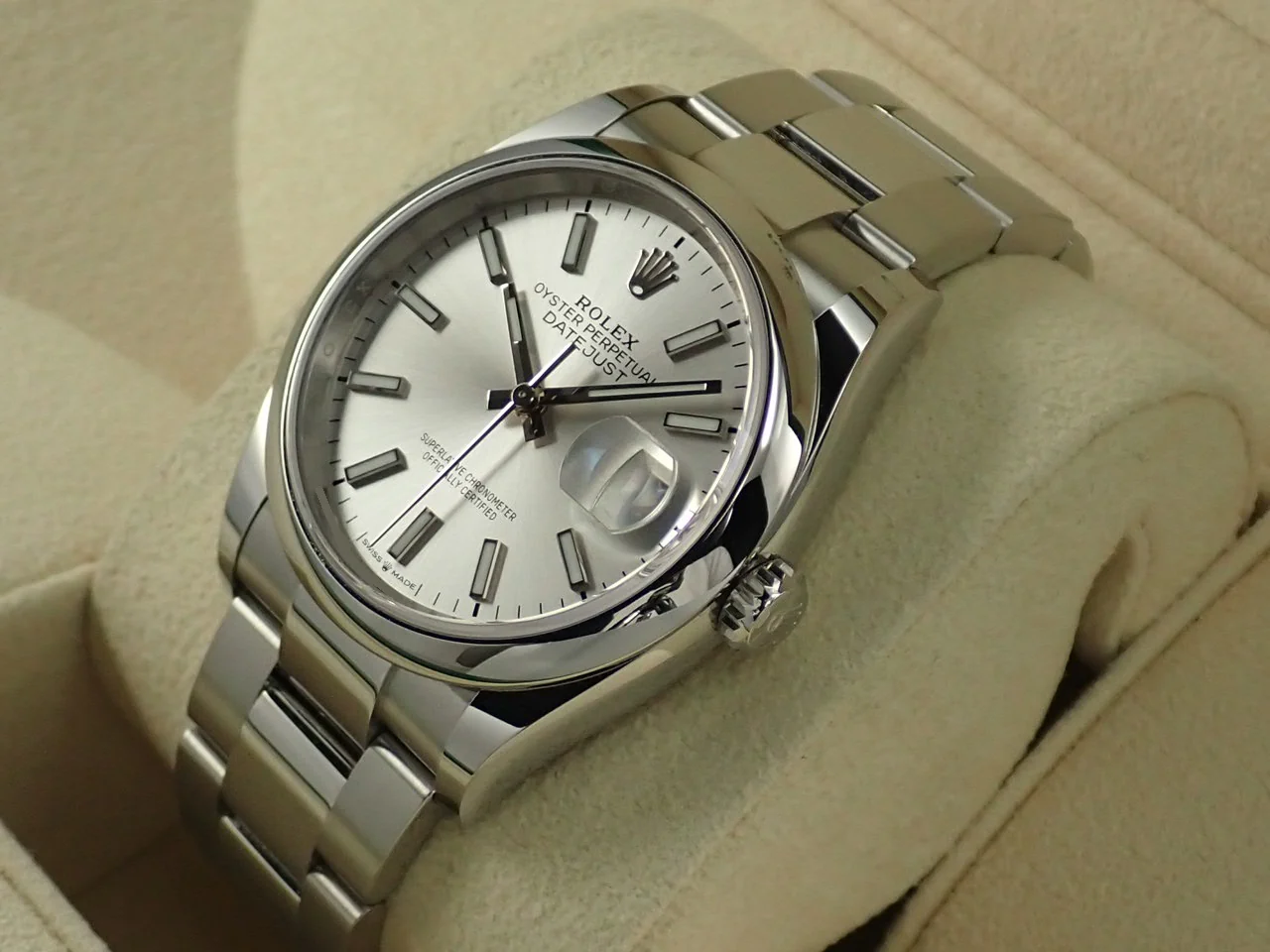 ロレックス デイトジャスト36 Ref.126200 ステンレススチール シルバー文字盤 - Image 4