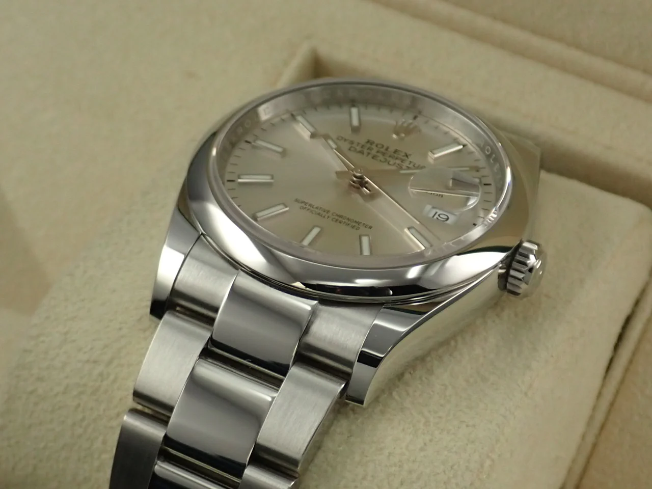 ロレックス デイトジャスト36 Ref.126200 ステンレススチール シルバー文字盤 - Image 6