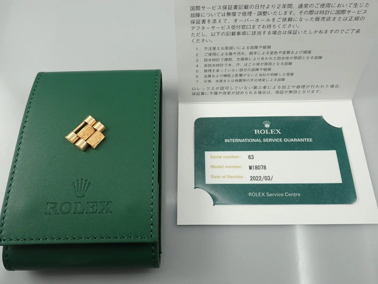 ロレックス デイデイト36 Ref.18078 イエローゴールド オニキス文字盤 - Image 10