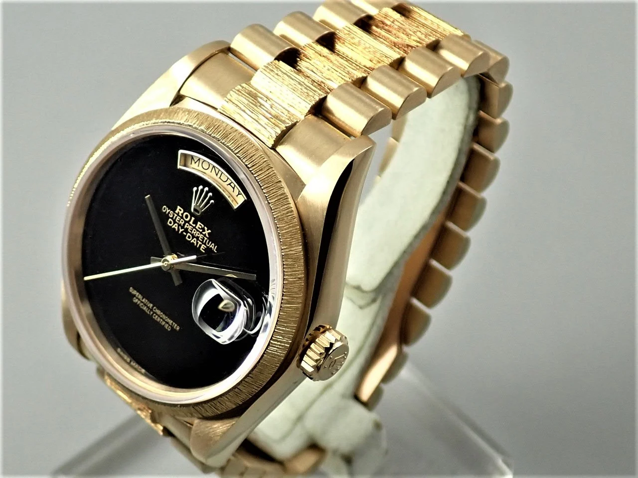 ロレックス デイデイト36 Ref.18078 イエローゴールド オニキス文字盤 - Image 4