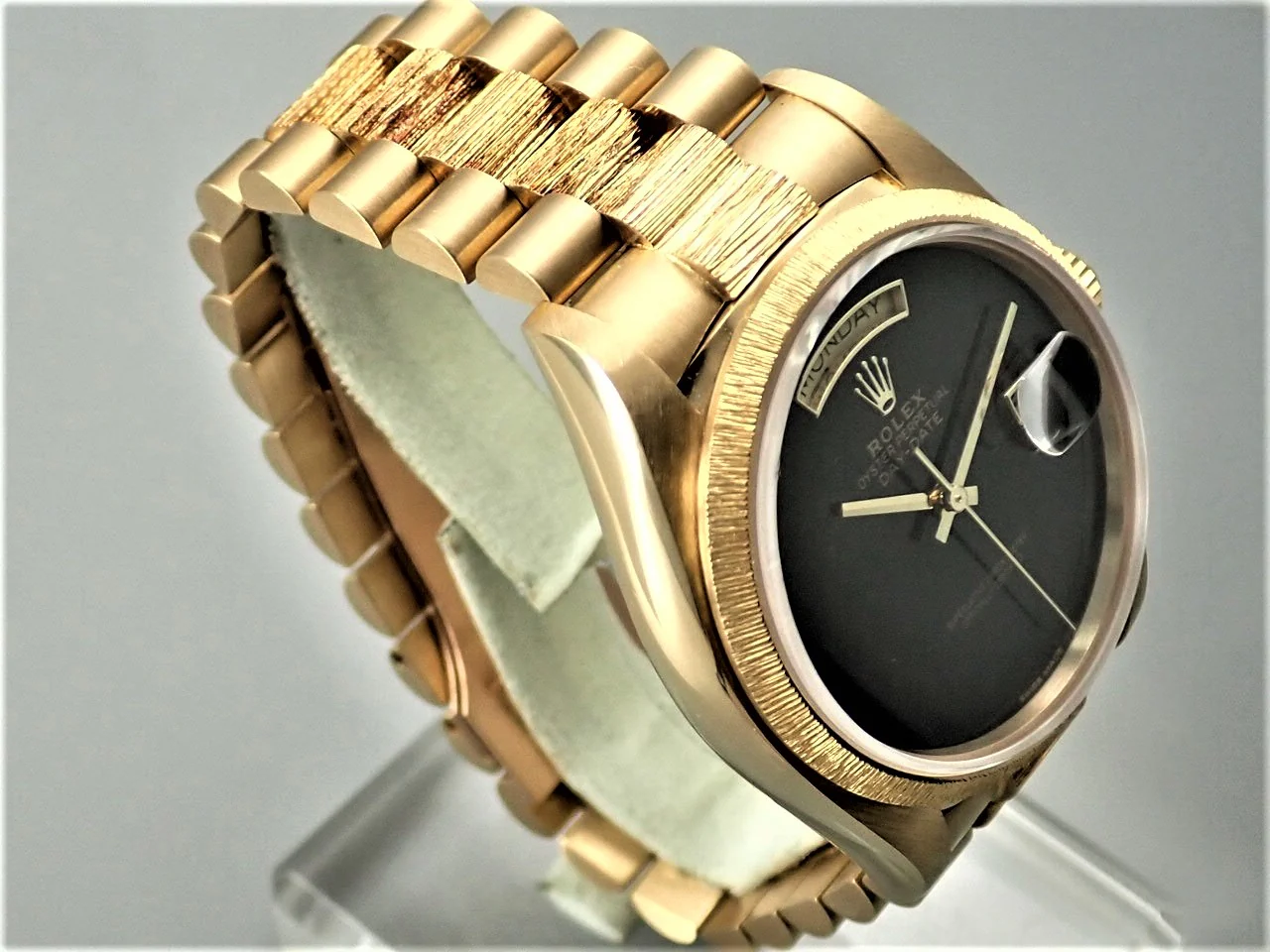 ロレックス デイデイト36 Ref.18078 イエローゴールド オニキス文字盤 - Image 5