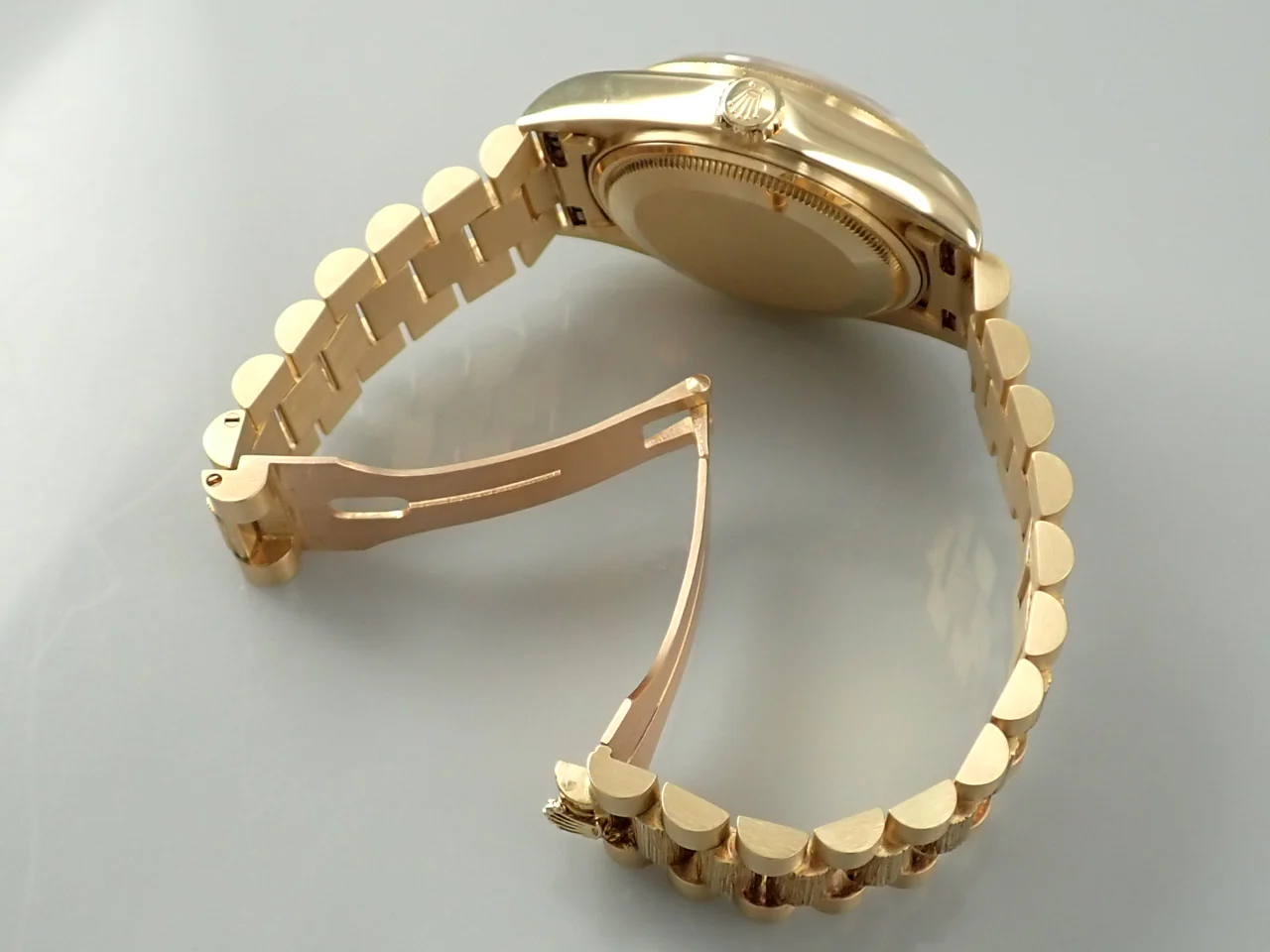 ロレックス デイデイト36 Ref.18078 イエローゴールド オニキス文字盤 - Image 8