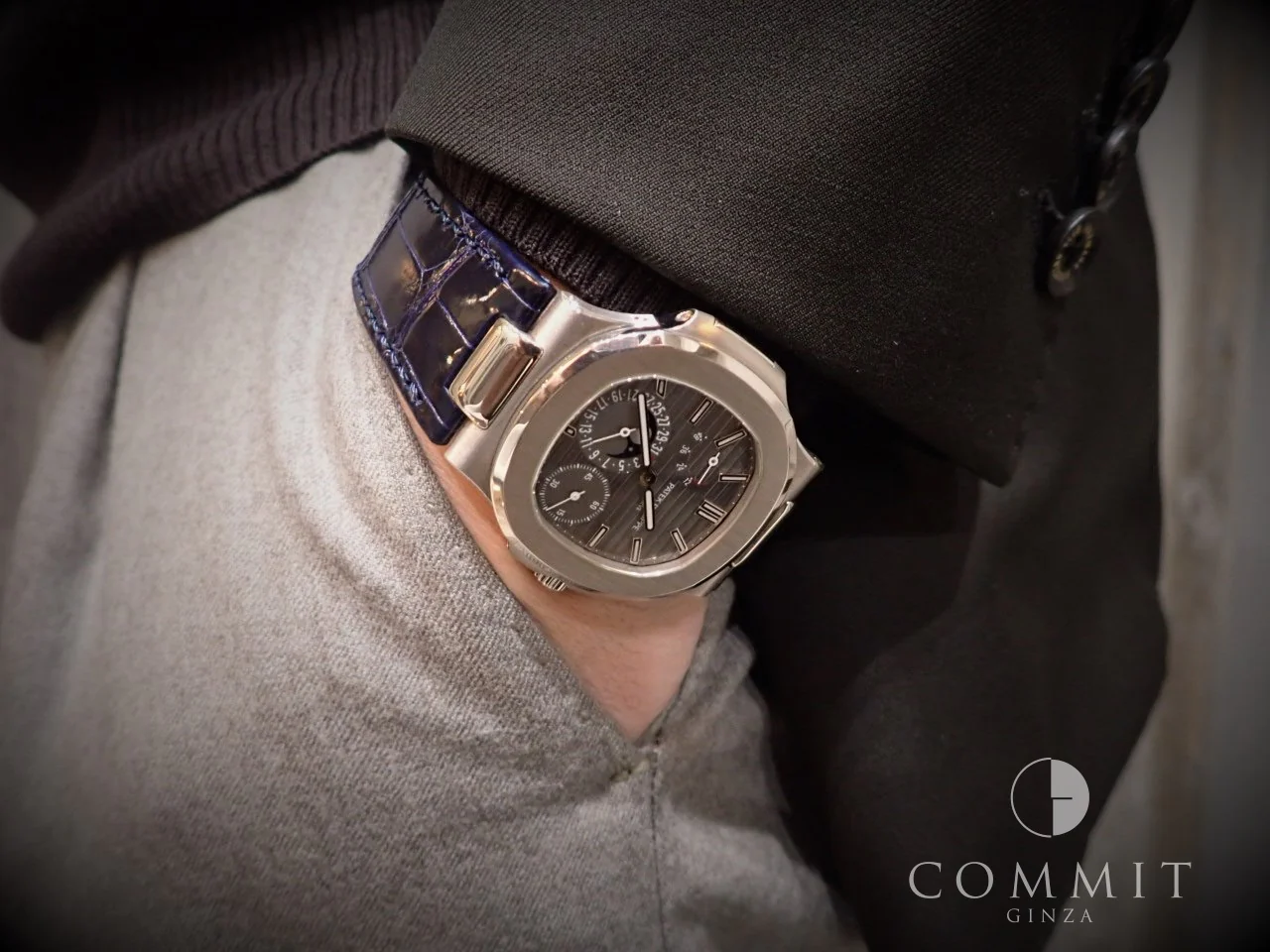 パテックフィリップ ノーチラス プチコンプリケーション Ref.5712G-001 ホワイトゴールド スレート文字盤 - Image 10