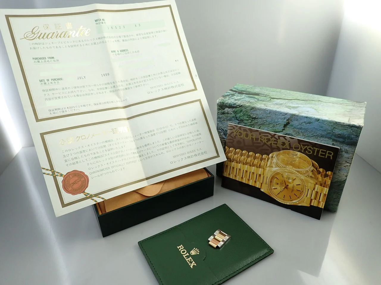 ロレックス デイトナ エルプリメロ Ref.16523 ステンレススチール/イエローゴールド ブラック文字盤 - Image 10