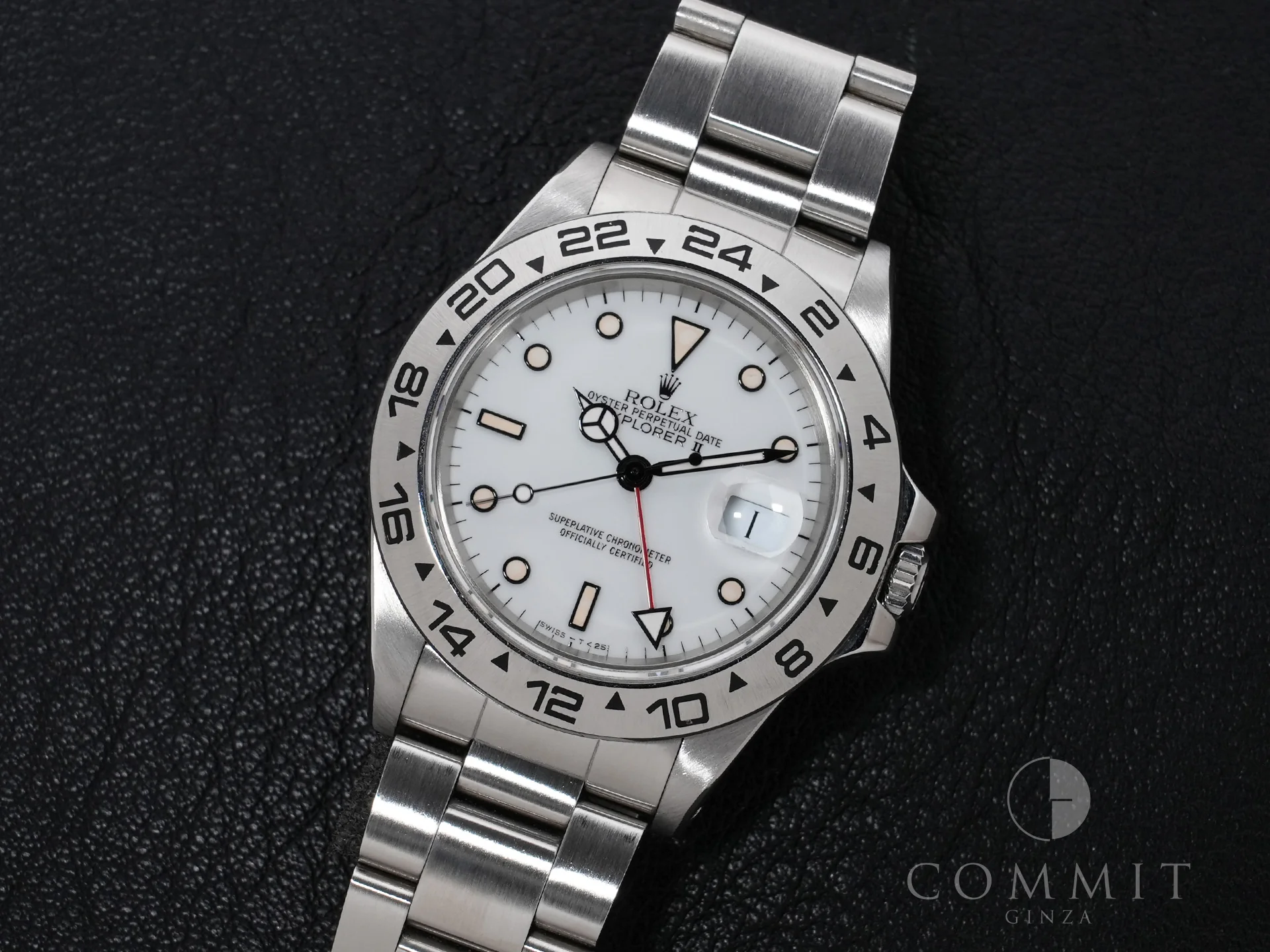 ロレックス エクスプローラーII Ref.16550 ステンレススチール ホワイト文字盤 - Image 10