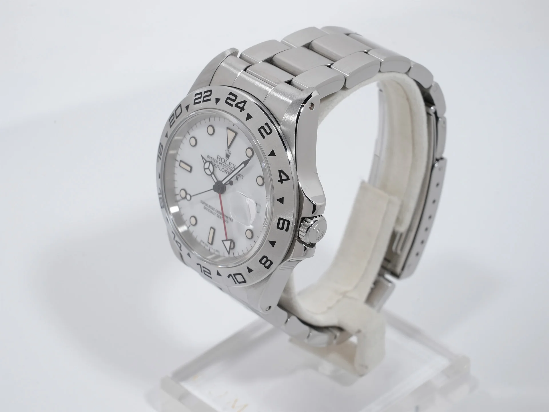 ロレックス エクスプローラーII Ref.16550 ステンレススチール ホワイト文字盤 - Image 4