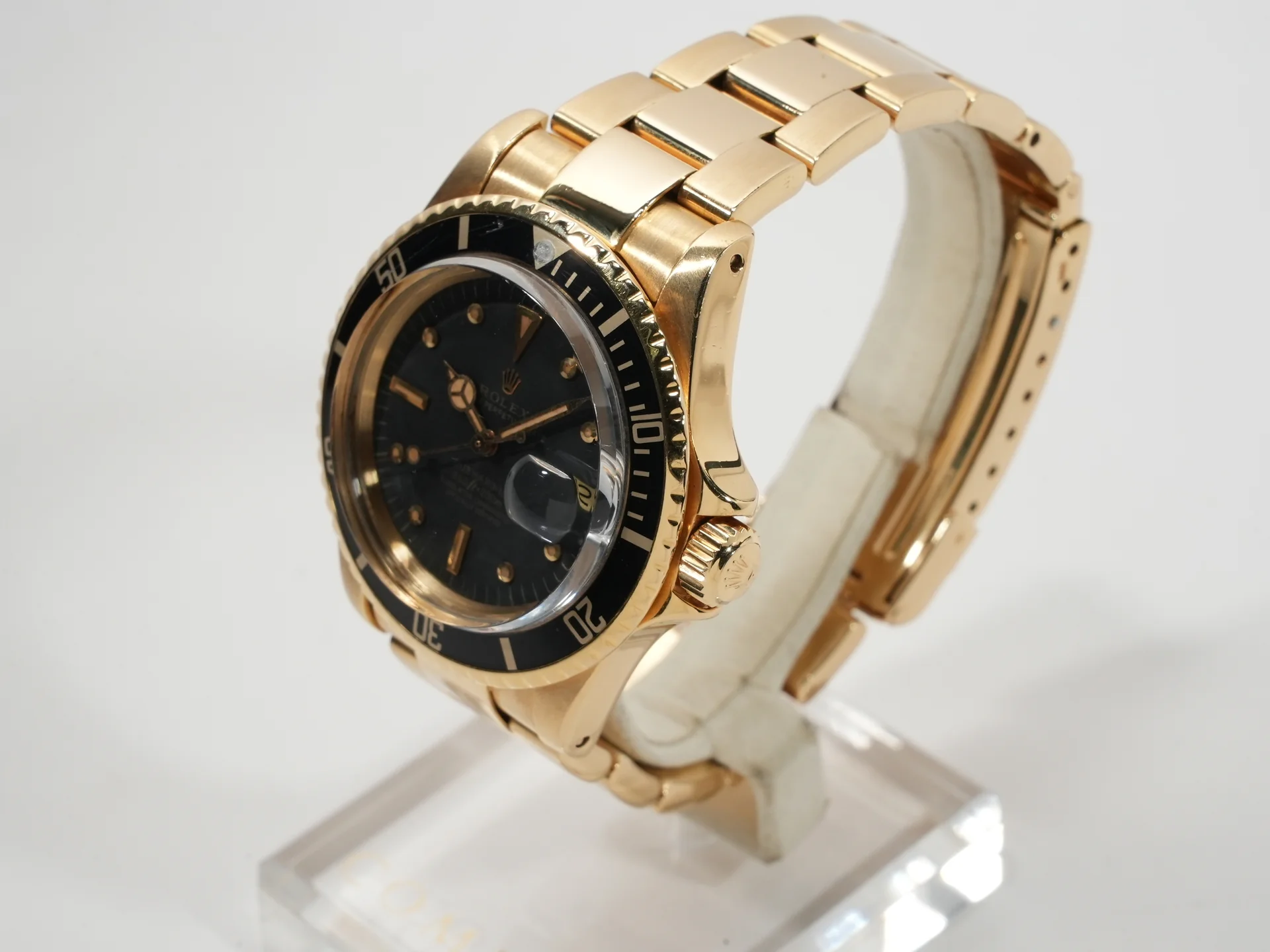 ロレックス サブマリーナー デイト Ref.1680/8 イエローゴールド ブラック文字盤 - Image 4