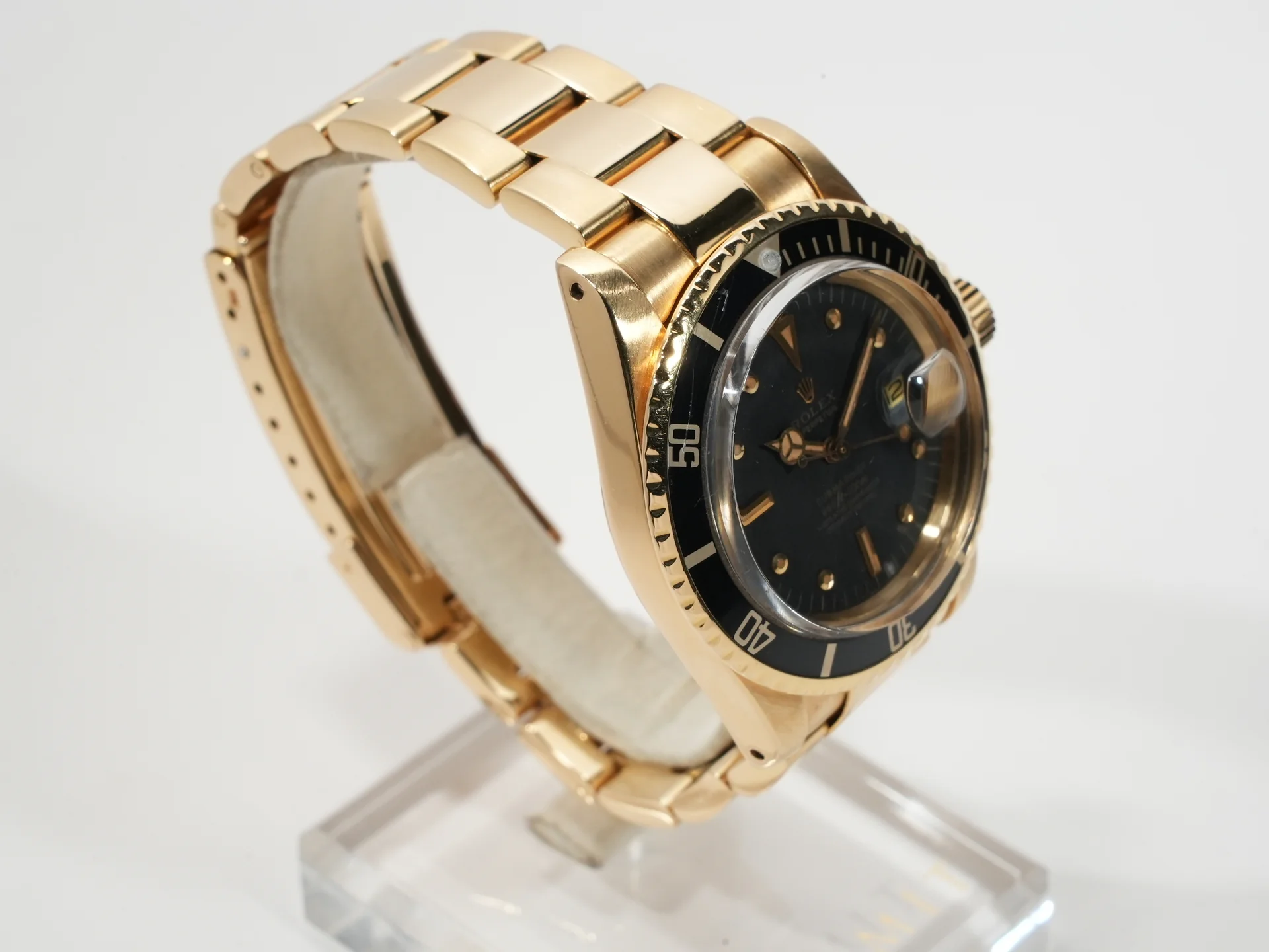 ロレックス サブマリーナー デイト Ref.1680/8 イエローゴールド ブラック文字盤 - Image 5