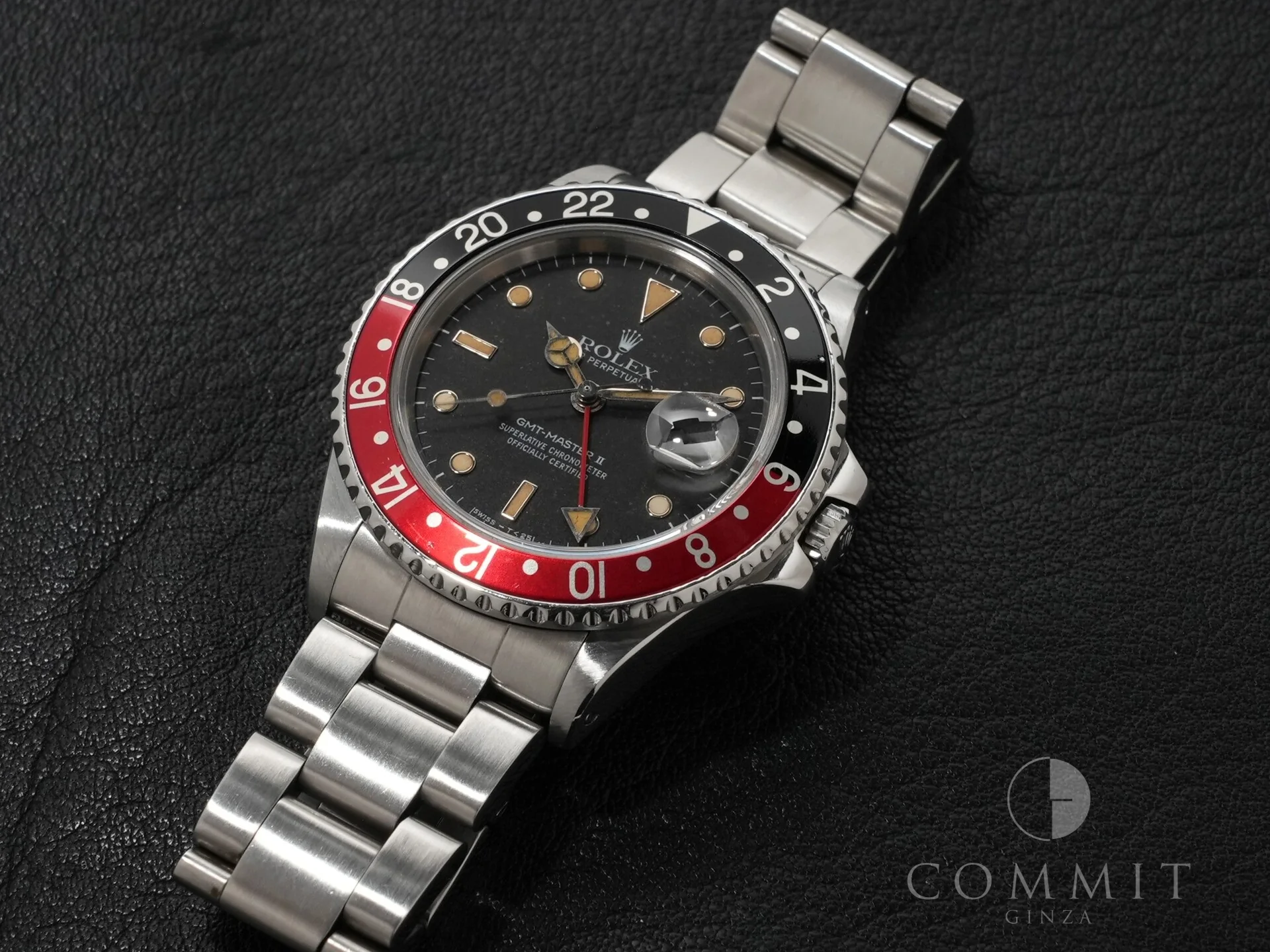 ロレックス GMTマスターII Ref.16760 ステンレススチール ブラック文字盤 オイスターブレスレット 中古 bzov2o8p - Image 11