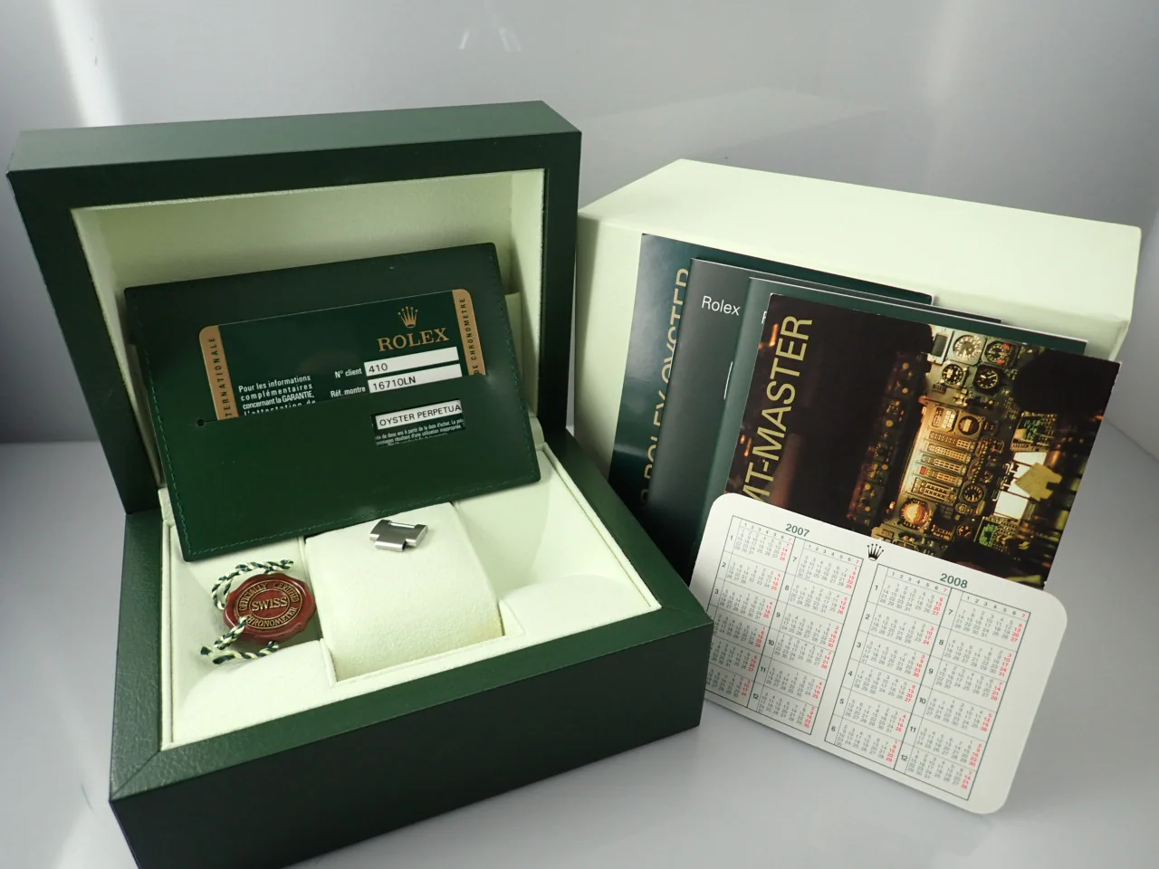 ロレックス GMTマスターII Ref.16710 ステンレススチール ブラック文字盤 オイスターブレスレット - Image 10