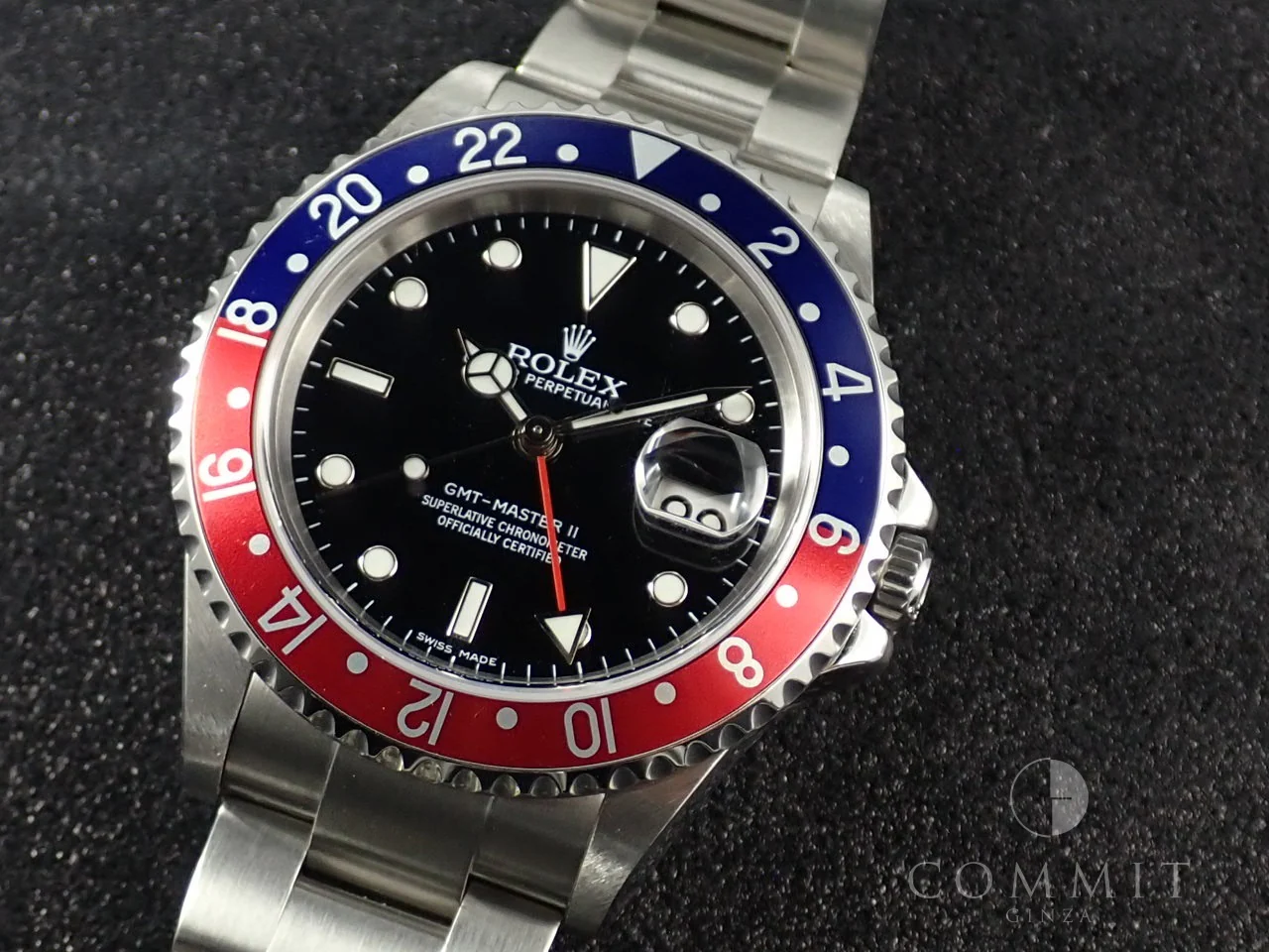 ロレックス GMTマスターII Ref.16710 ステンレススチール ブラック文字盤 オイスターブレスレット - Image 11