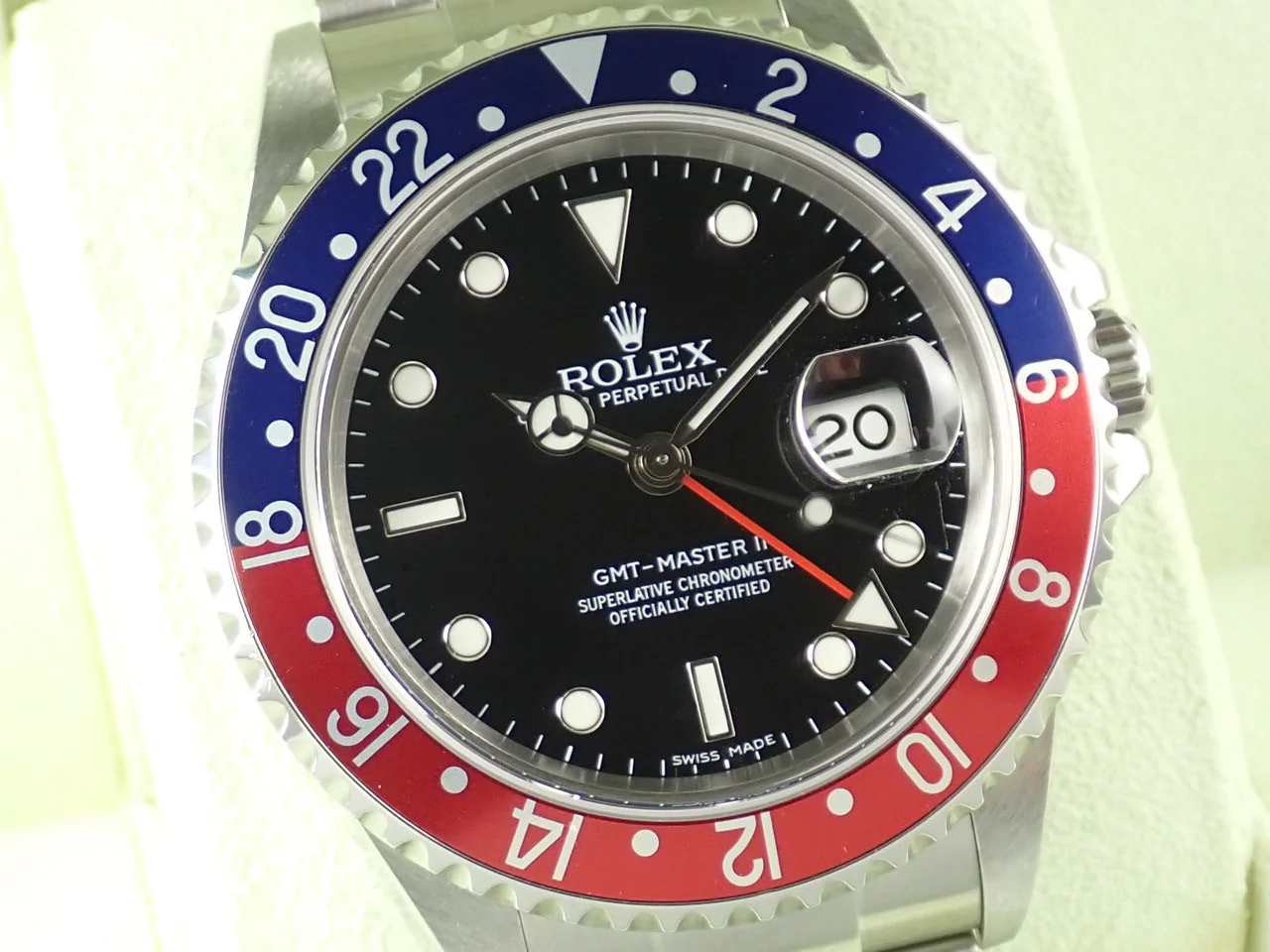 ロレックス GMTマスターII Ref.16710 ステンレススチール ブラック文字盤 オイスターブレスレット - Image 3