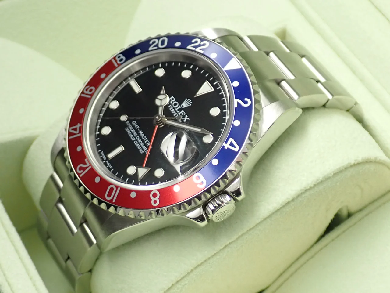 ロレックス GMTマスターII Ref.16710 ステンレススチール ブラック文字盤 オイスターブレスレット - Image 4