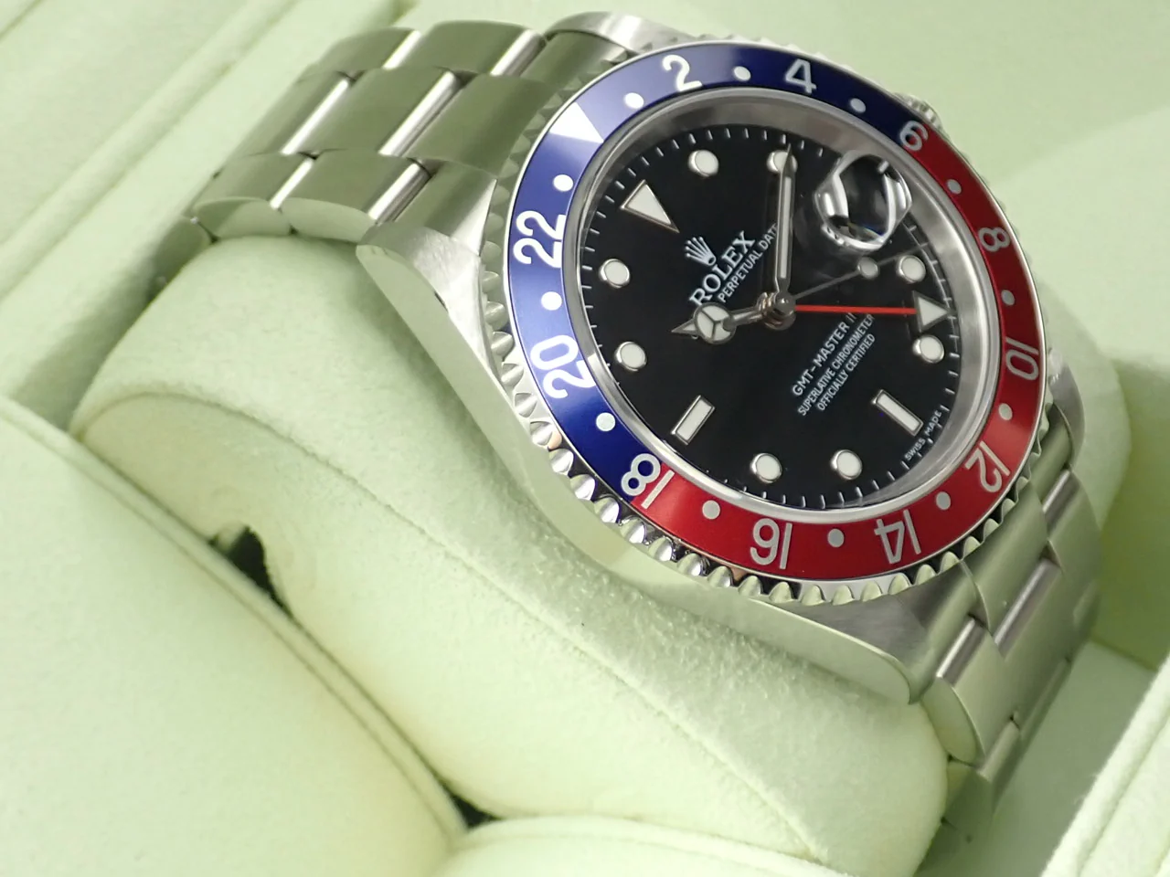 ロレックス GMTマスターII Ref.16710 ステンレススチール ブラック文字盤 オイスターブレスレット - Image 5