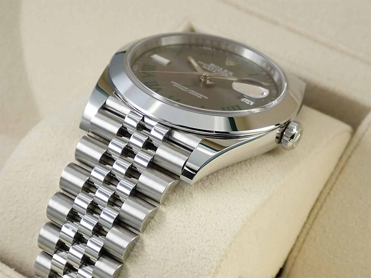 ロレックス デイトジャスト41 Ref.126300 ステンレススチール スレートローマン文字盤 ジュビリーブレスレット 美品 C6J3MK45 - Image 6