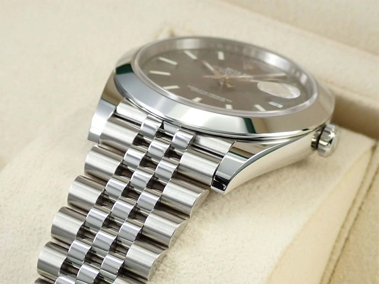 ロレックス デイトジャスト41 Ref.126300 ステンレススチール スレート文字盤 ジュビリーブレスレット 極美品 C6JWZLLC - Image 6