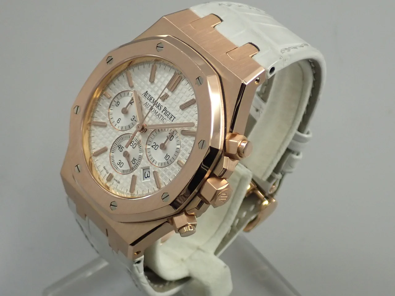 オーデマピゲ ロイヤルオーク クロノグラフ Ref.26320OR.OO.D088CR.01 ピンクゴールド シルバー文字盤 - Image 5