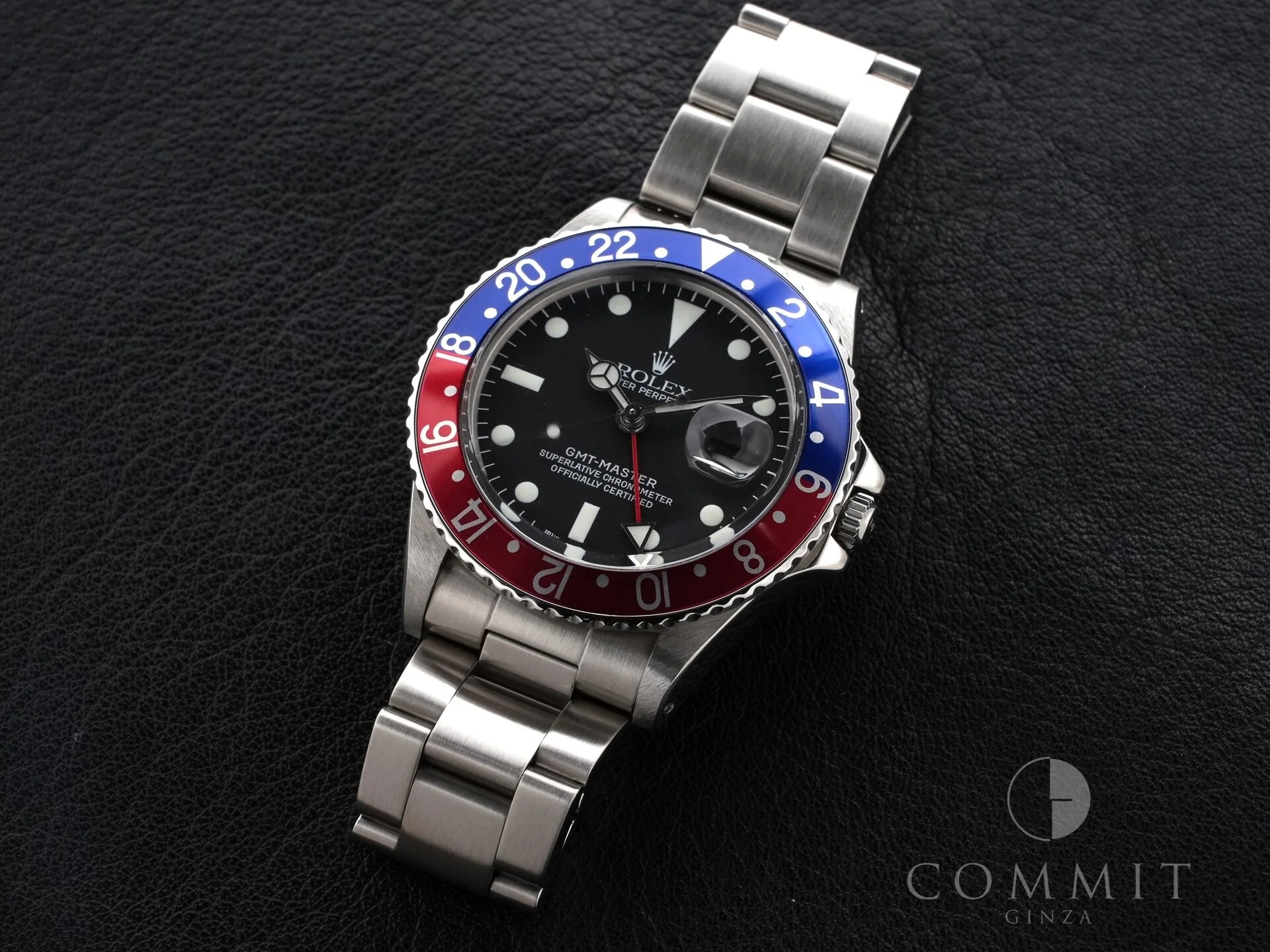 ロレックス GMTマスター Ref.1675 ステンレススチール ブラック文字盤 オイスターブレスレット - Image 17