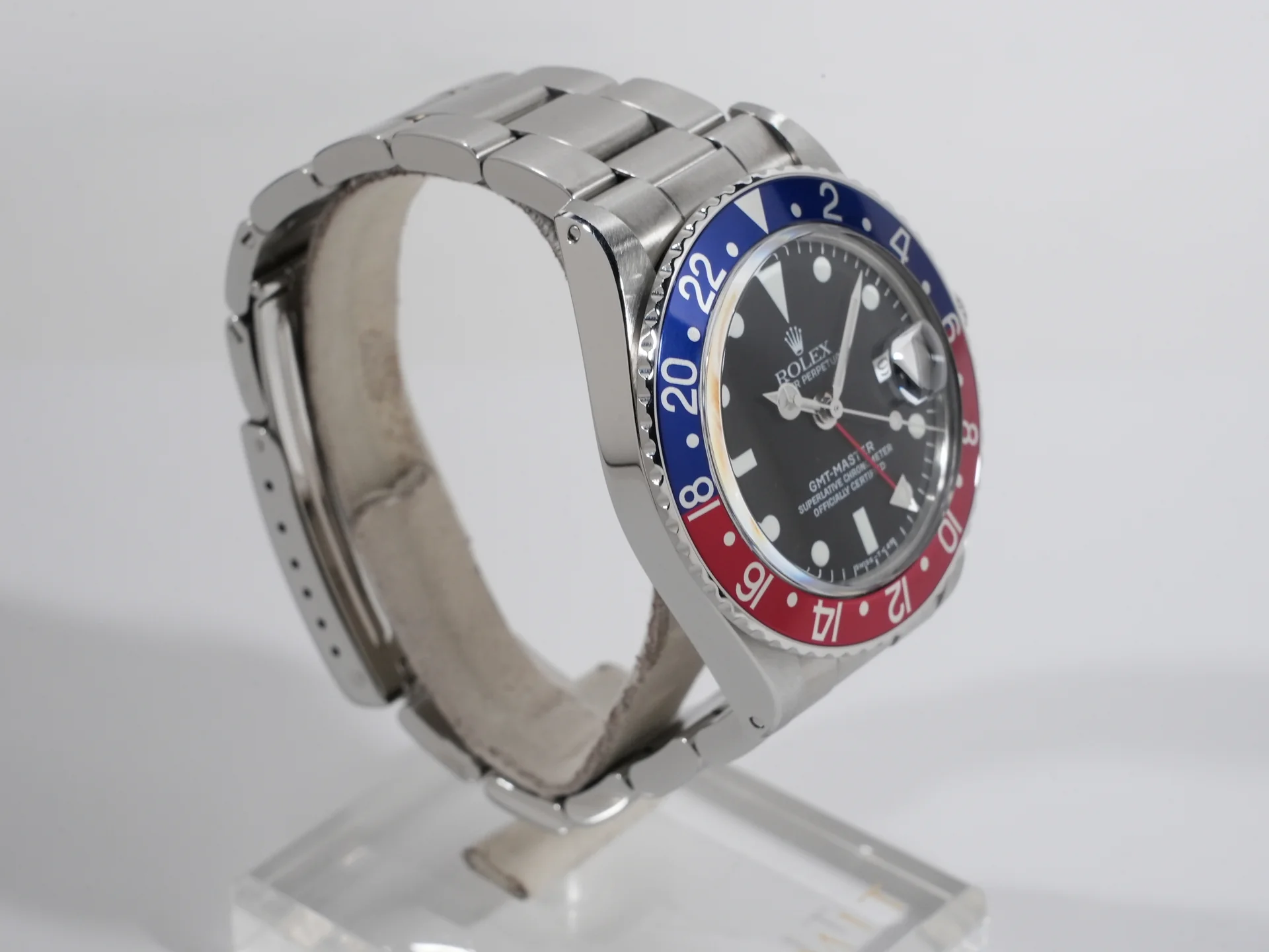 ロレックス GMTマスター Ref.1675 ステンレススチール ブラック文字盤 オイスターブレスレット - Image 5