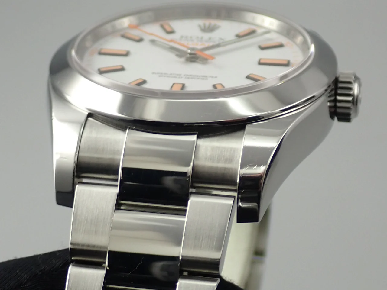 ロレックス ミルガウス Ref.116400 ステンレススチール ホワイト文字盤 - Image 6