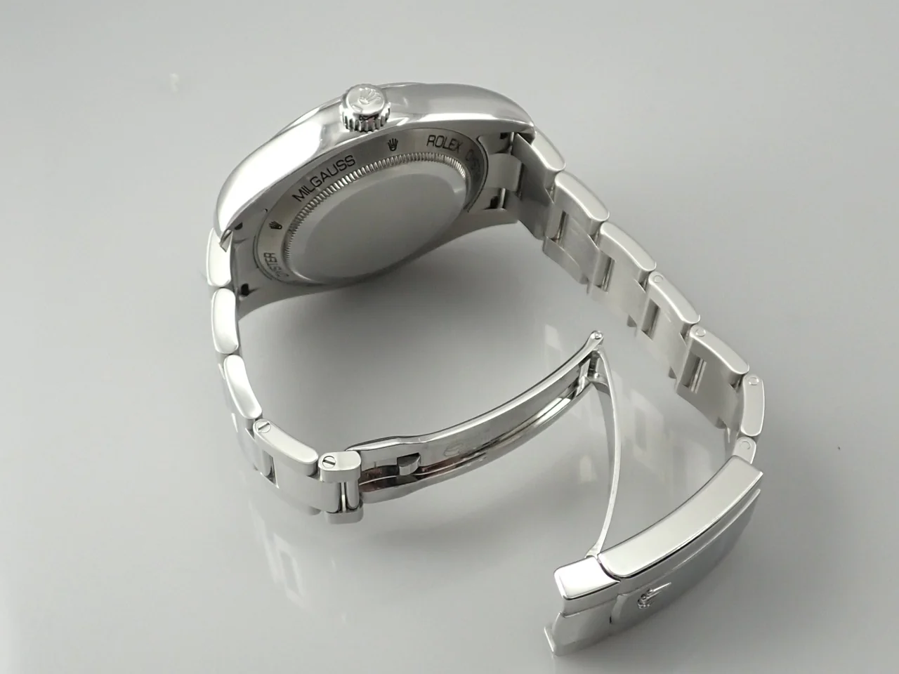 ロレックス ミルガウス Ref.116400 ステンレススチール ホワイト文字盤 - Image 8