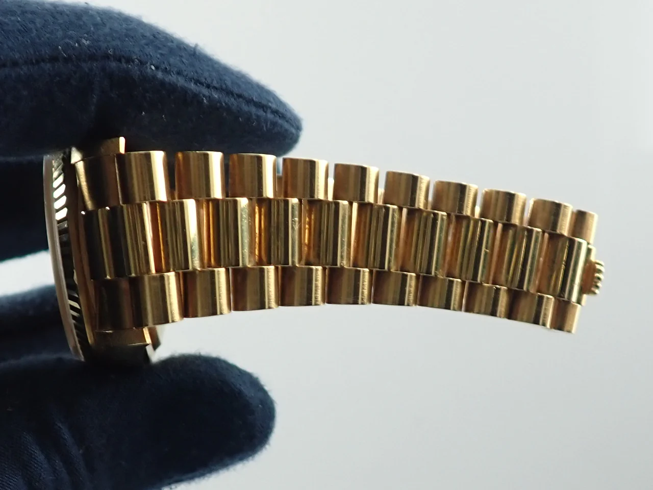 ロレックス デイデイト36 Ref.18238A イエローゴールド シャンパンゴールドx10Pダイヤ文字盤 - Image 9