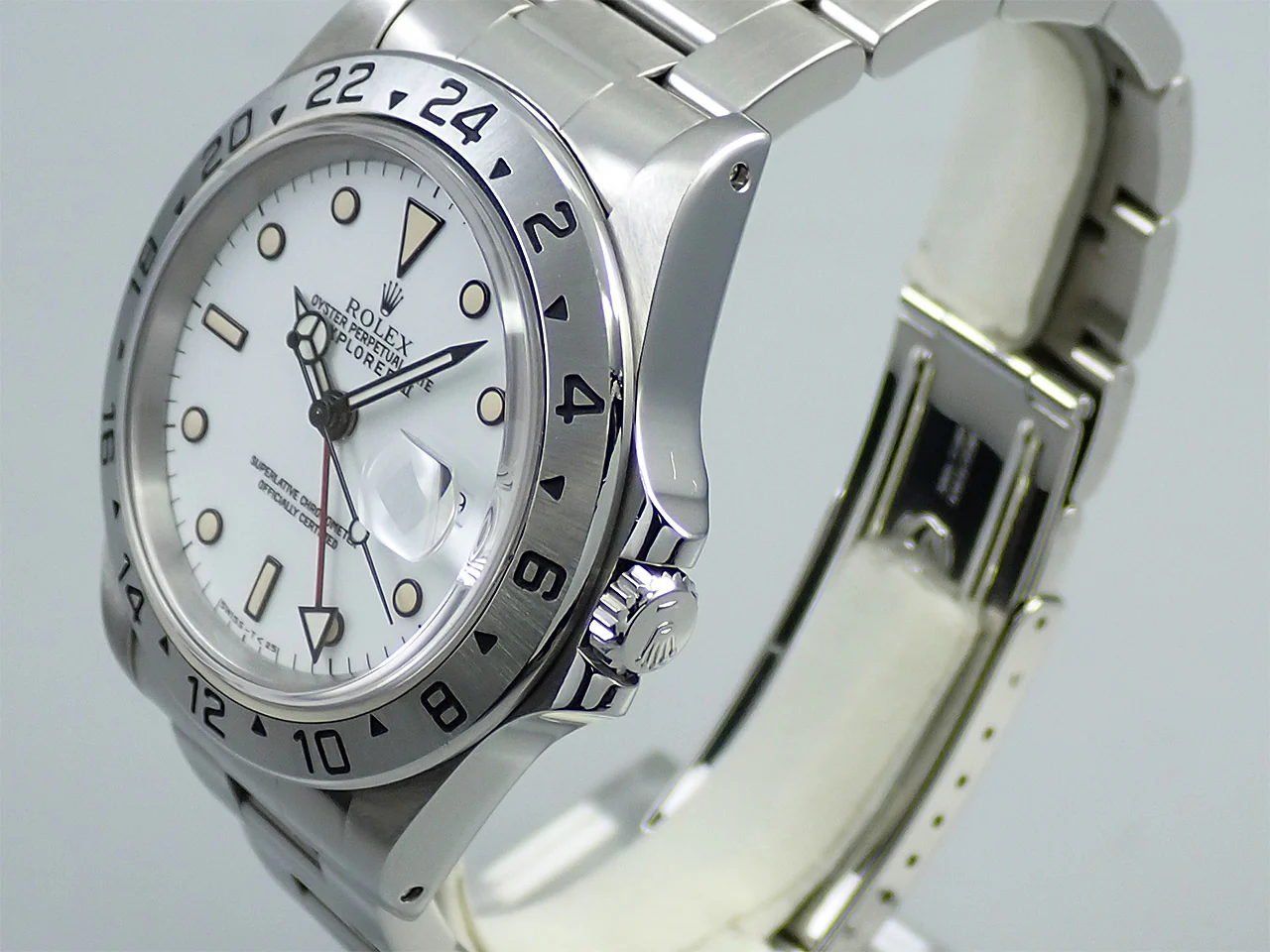 ロレックス エクスプローラーII Ref.16570 ステンレススチール ホワイト文字盤 - Image 4