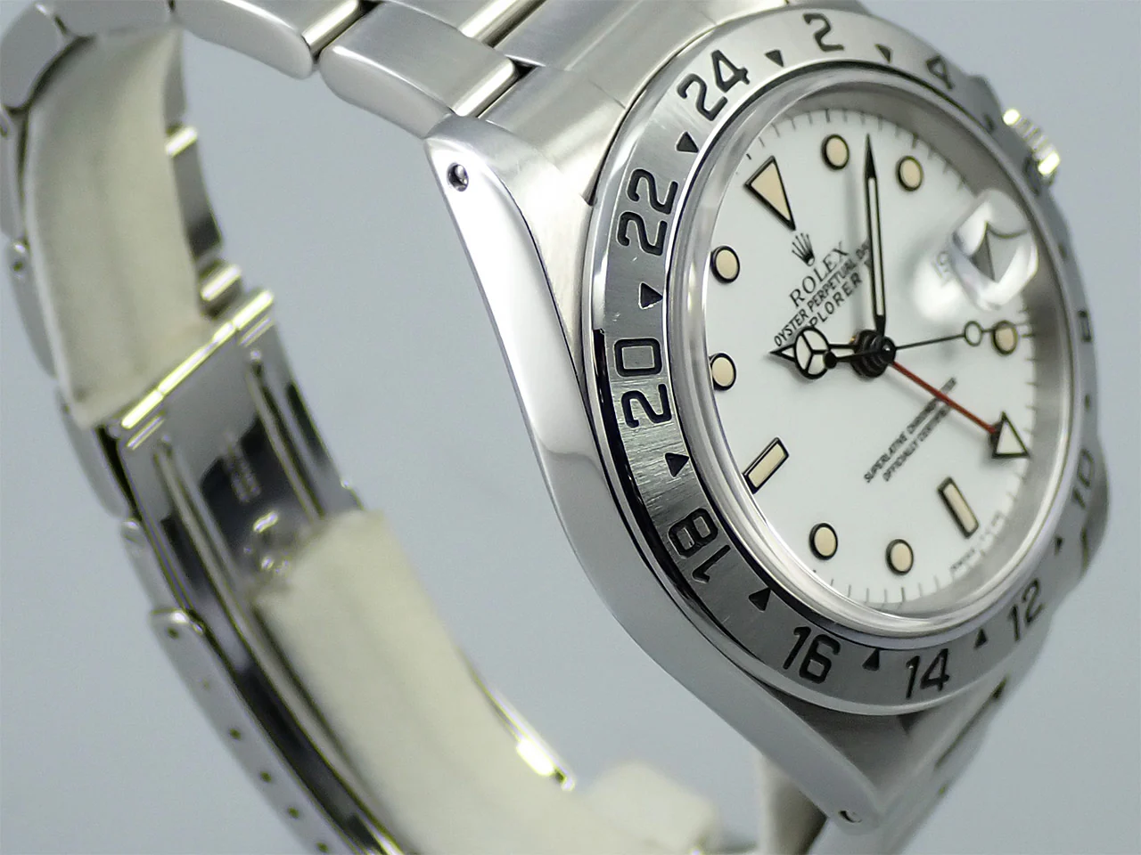 ロレックス エクスプローラーII Ref.16570 ステンレススチール ホワイト文字盤 - Image 5