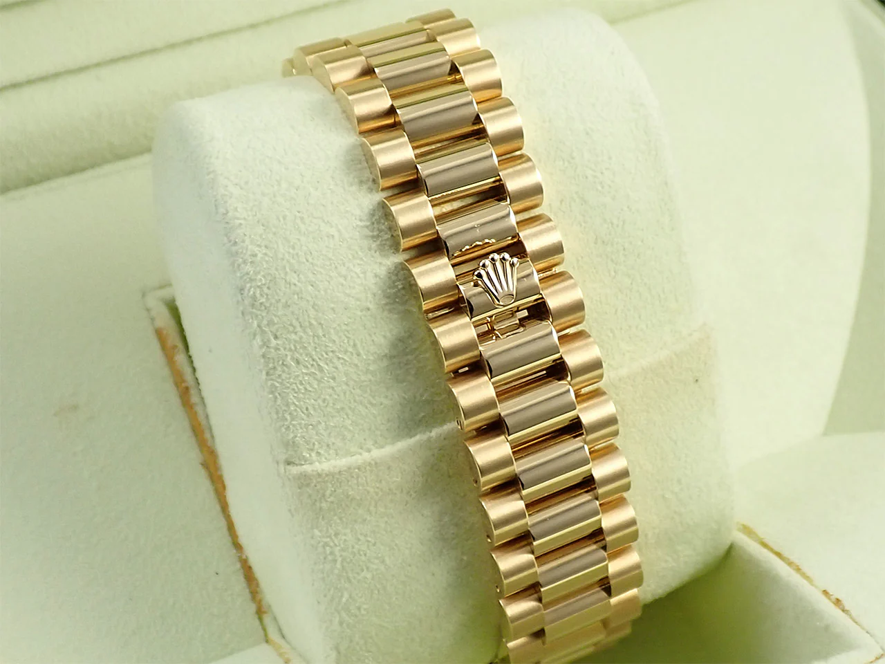 ロレックス デイデイト36 Ref.118238 イエローゴールド グリーン文字盤 - Image 7