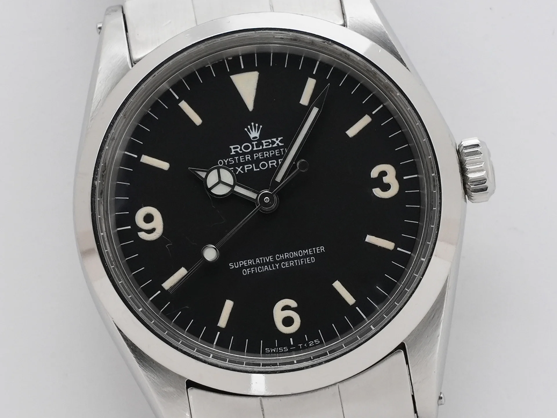 ロレックス エクスプローラーI Ref.1016 ステンレススチール ブラック文字盤 - Image 3