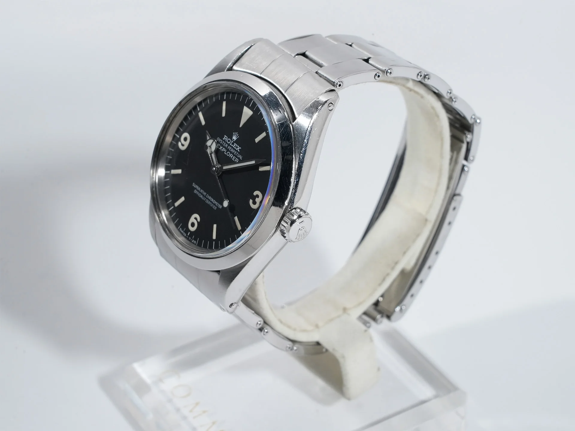 ロレックス エクスプローラーI Ref.1016 ステンレススチール ブラック文字盤 - Image 4