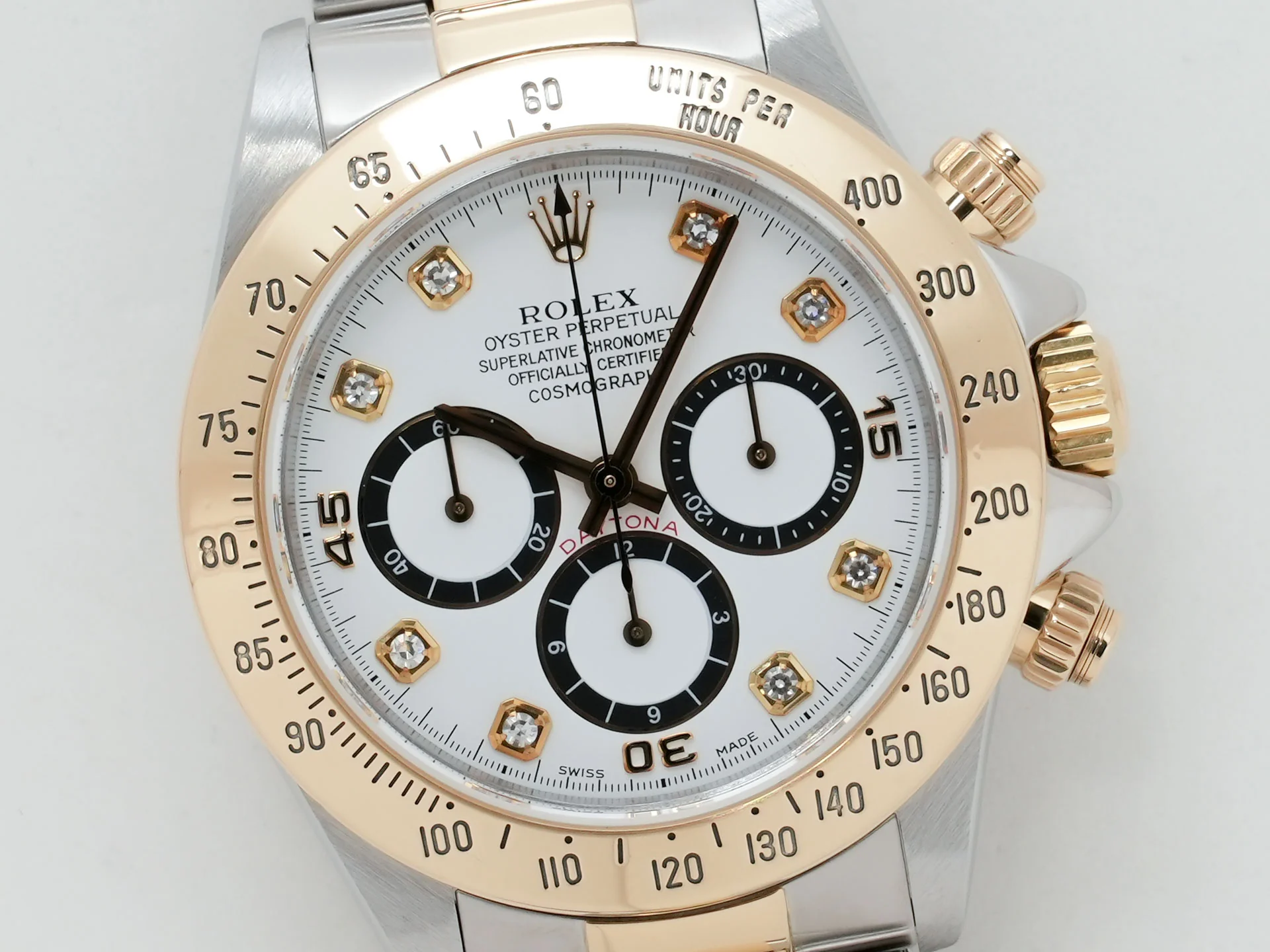 ロレックス デイトナ エルプリメロ Ref.16523 ステンレススチール/イエローゴールド ホワイト文字盤 中古 evxvut5w - Image 3