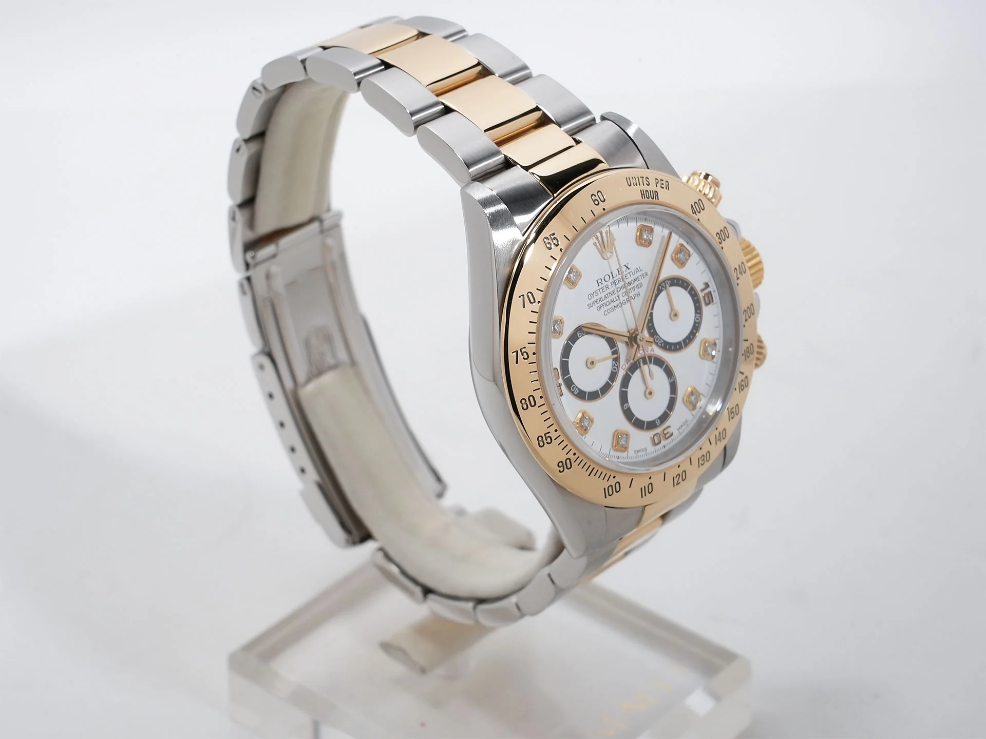 ロレックス デイトナ エルプリメロ Ref.16523 ステンレススチール/イエローゴールド ホワイト文字盤 中古 evxvut5w - Image 5