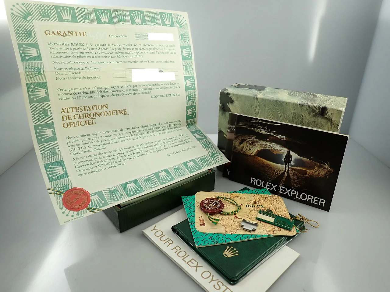 ロレックス エクスプローラーII Ref.16550 ステンレススチール アイボリー文字盤 - Image 10