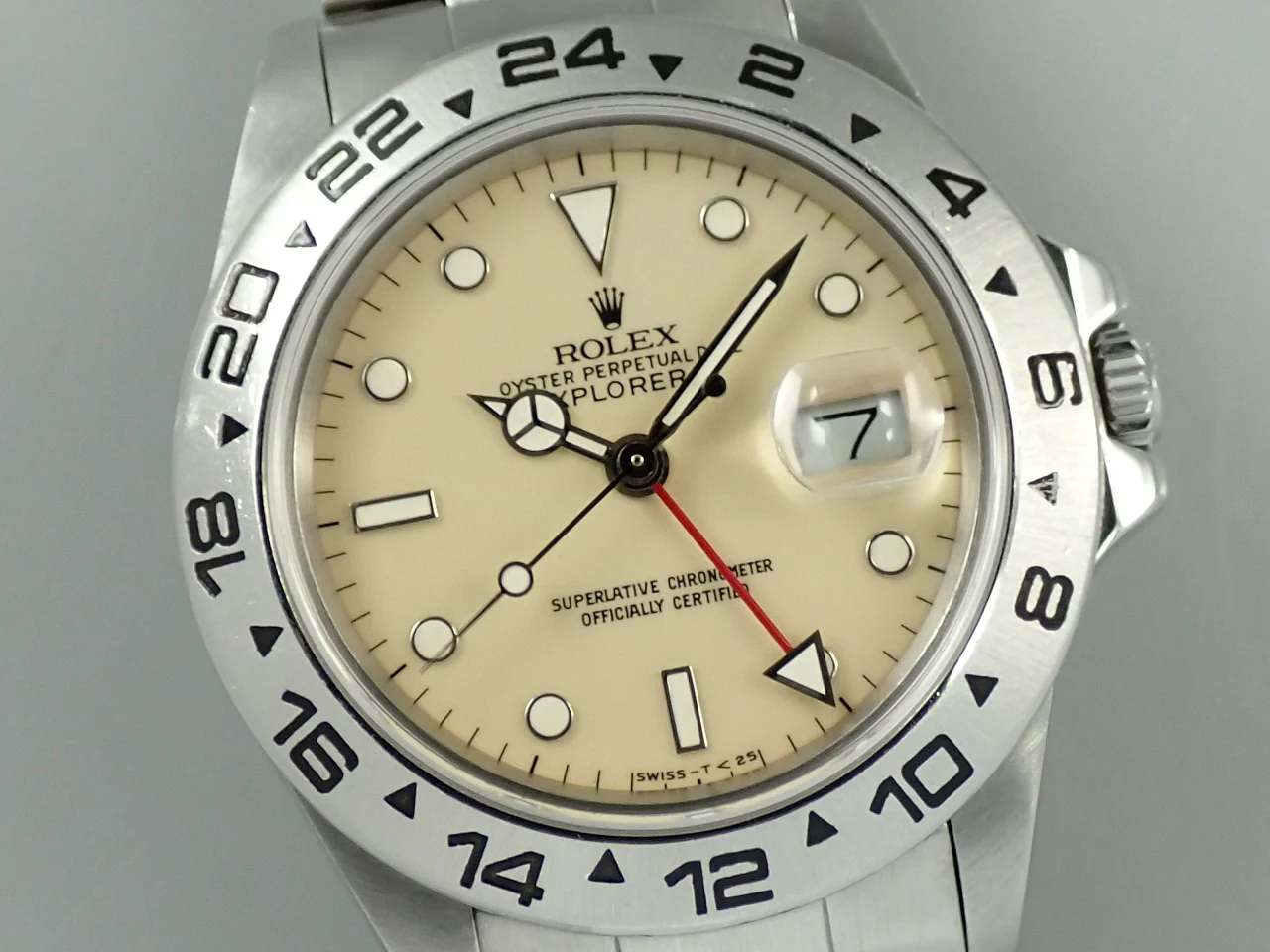 ロレックス エクスプローラーII Ref.16550 ステンレススチール アイボリー文字盤 - Image 3