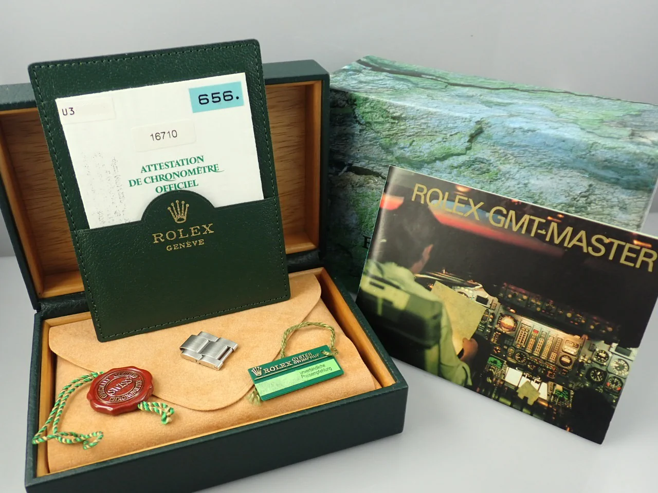 ロレックス GMTマスターII Ref.16710 ステンレススチール ブラック文字盤 オイスターブレスレット - Image 10