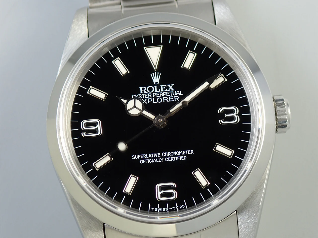 ロレックス エクスプローラーI Ref.14270 ステンレススチール ブラック文字盤 - Image 3