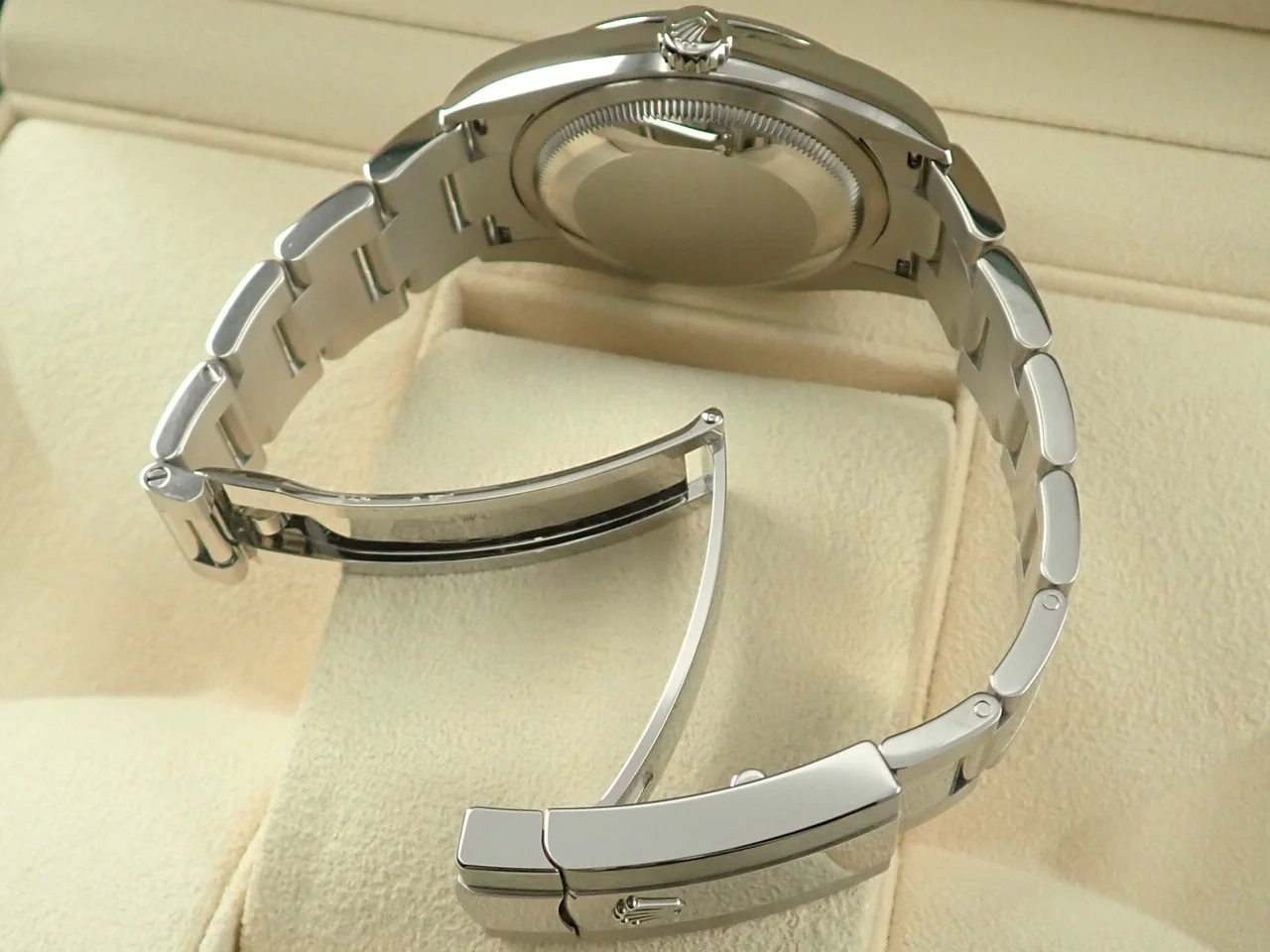 ロレックス デイトジャスト36 Ref.126200 ステンレススチール ブルー フルーテッドモチーフ文字盤 オイスターブレスレット 中古 F9240719 - Image 8