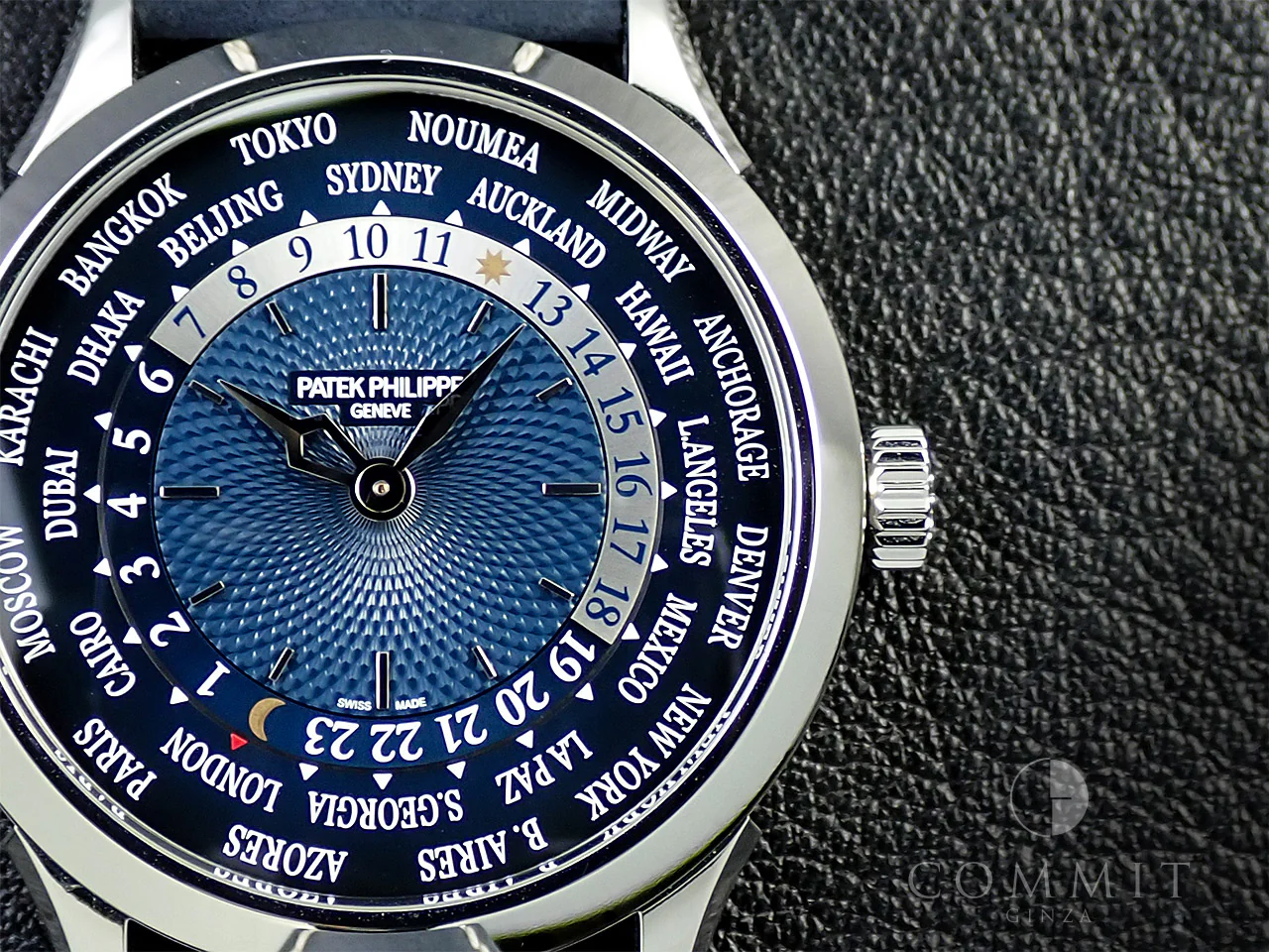 パテックフィリップ コンプリケーション ワールドタイム Ref.5230P-001 プラチナ ブルー文字盤 - Image 13