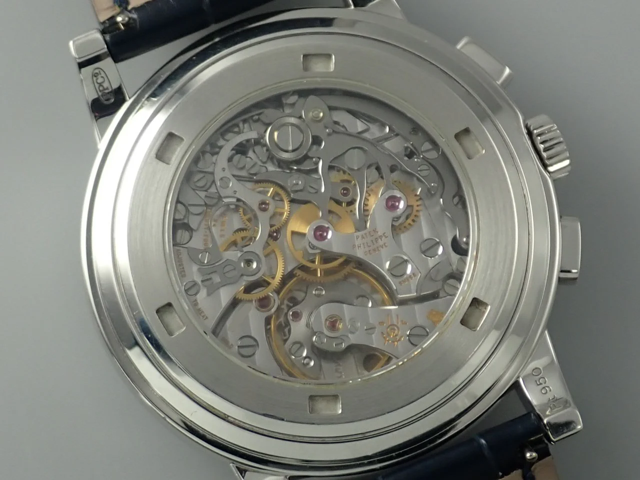 パテックフィリップ コンプリケーション クロノグラフ Ref.5070P-001 プラチナ ブルー文字盤 - Image 7