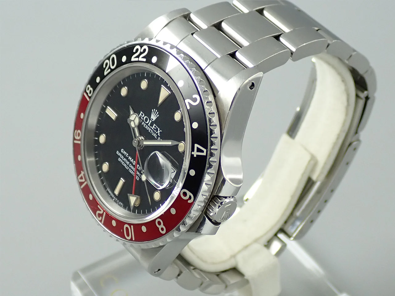 ロレックス GMTマスターII Ref.16760 ステンレススチール ブラック文字盤 オイスターブレスレット 中古 H2231224 - Image 4
