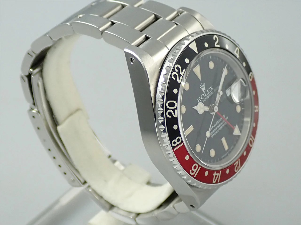 ロレックス GMTマスターII Ref.16760 ステンレススチール ブラック文字盤 オイスターブレスレット 中古 H2231224 - Image 5