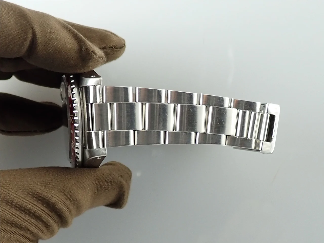 ロレックス GMTマスターII Ref.16760 ステンレススチール ブラック文字盤 オイスターブレスレット 中古 H2231224 - Image 9