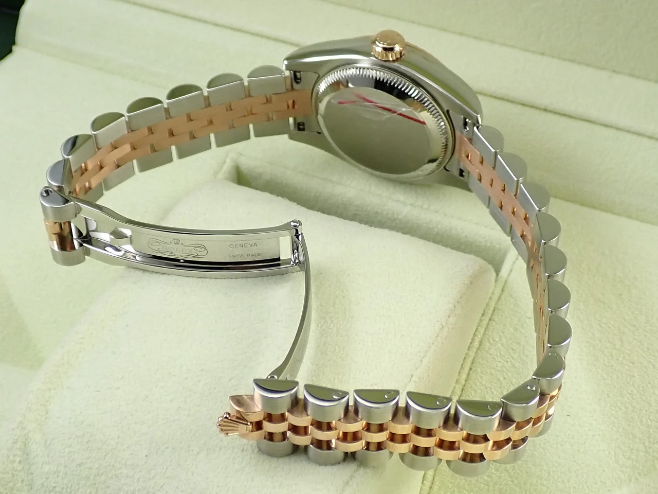 ロレックス デイトジャスト28 Ref.179171 ステンレススチール/ピンクゴールド シルバーコンセントリック文字盤 ジュビリーブレスレット - Image 8