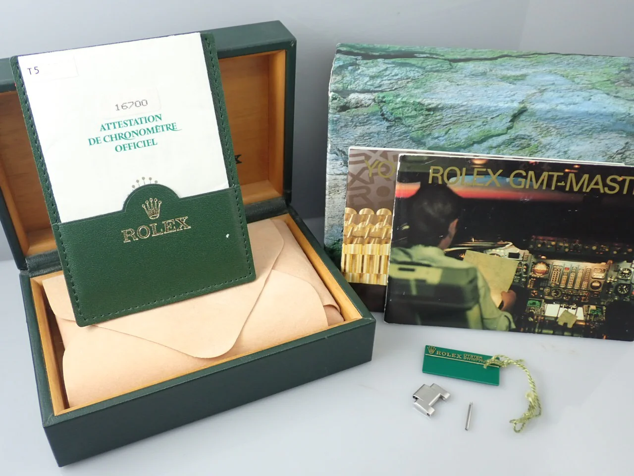 ロレックス GMTマスター Ref.16700 ステンレススチール ブラック文字盤 オイスターブレスレット - Image 10
