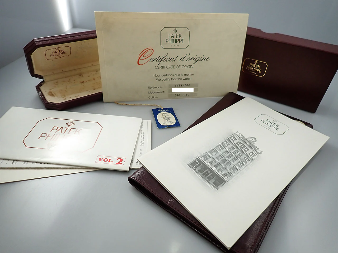 パテックフィリップ ゴールデンエリプス Ref.3738/100J イエローゴールド ブルー文字盤 - Image 13
