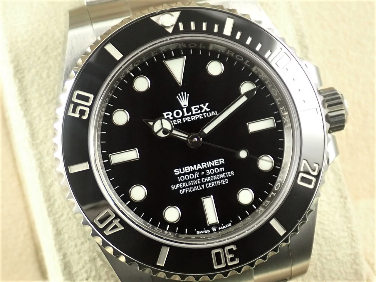 ロレックス サブマリーナー ノンデイト Ref.124060 ステンレススチール ブラック文字盤 - Image 3