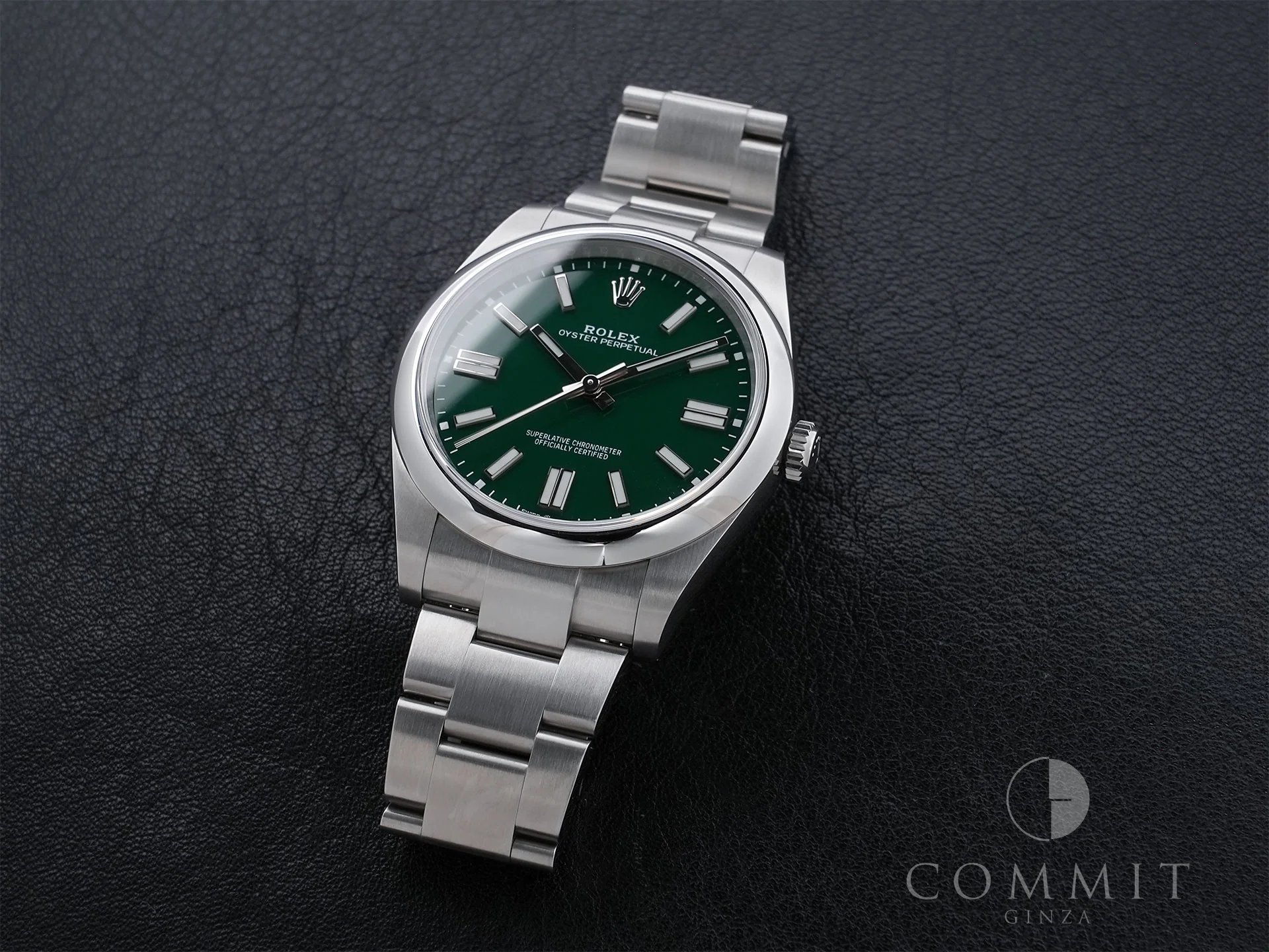 ロレックス オイスターパーペチュアル41 Ref.124300 ステンレススチール グリーン文字盤 美中古 hpakwqsg - Image 11