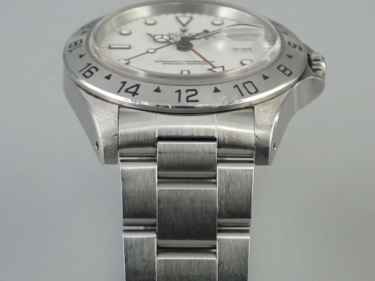 ロレックス エクスプローラーII Ref.16570 ステンレススチール ホワイト文字盤 - Image 6