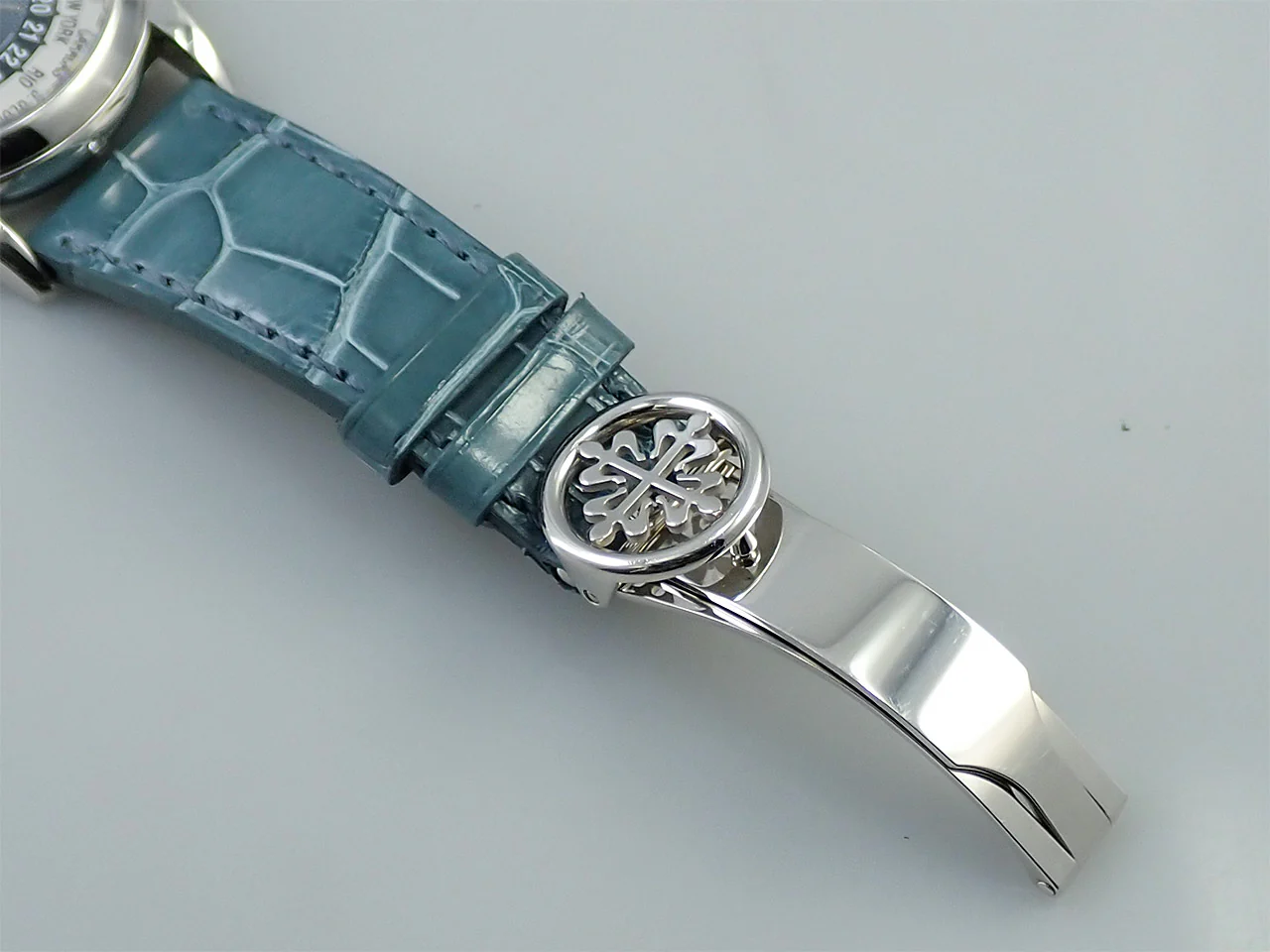 パテックフィリップ コンプリケーション ワールドタイム Ref.5110P-001 プラチナ ブルー文字盤 - Image 8